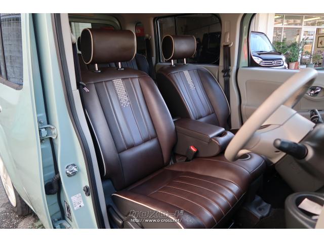 値下げ！！　Ｈ２６年式　キューブ　５万キロ　ナビ・ＴＶ・ＥＴＣ・革シート　車検付 値下げ！！ H26年式 キューブ 5万キロ ナビ・TV・ETC