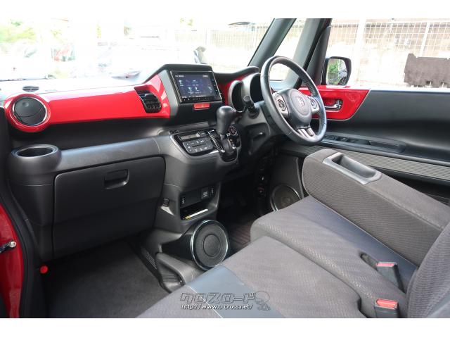 ホンダ N-BOXスラッシュ X 赤白ツートン色 純正ナビ TV Bluetooth