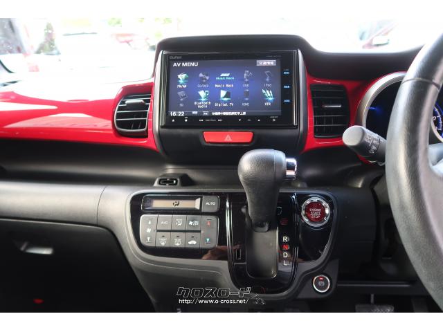 ホンダ N-BOXスラッシュ X 赤白ツートン色 純正ナビ TV Bluetooth