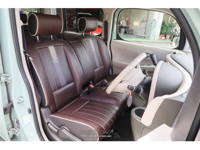 値下げ！！　Ｈ２６年式　キューブ　５万キロ　ナビ・ＴＶ・ＥＴＣ・革シート　車検付 値下げ！！ H26年式 キューブ 5万キロ ナビ・TV・ETC