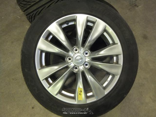 Y51フーガから取り外し ホイール・タイヤ Y51フーガ純正18インチ★4本タイヤアルミセット★残り溝6mm程
