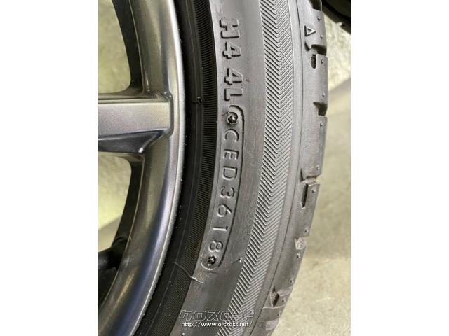 NDロードスターから取り外し4本セット(バラ売り不可)2018年製・POTENZA・ホイール傷なし美品です。タイヤ溝6〜7割程あります。 ホイール・タイヤ NDロードスター純正ホイール タイヤ4本SET★美品 205/45R17