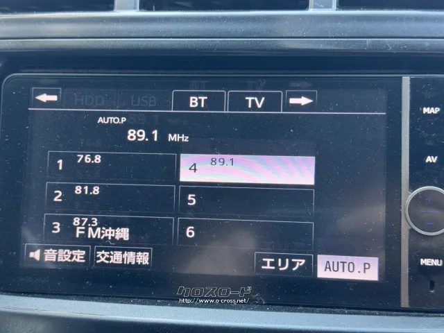 テレビ、Bluetooth! トヨタ プリウスα