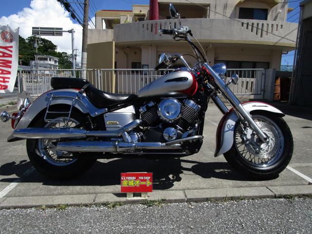 ヤマハ ドラッグスター400 クラシック・赤/シルバー・400cc・金城