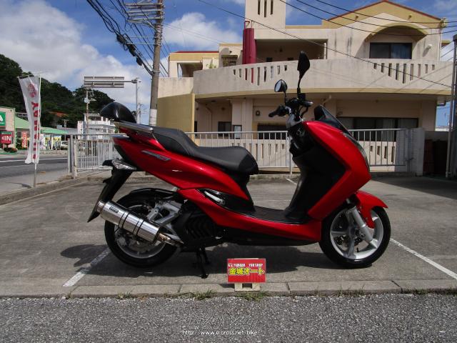 ヤマハ マジェスティS・赤・155cc・金城オート・2,072km (2023年10月 