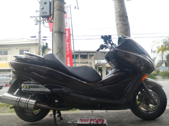 【HONDA フォルツァZ】ブラックブラウンカラー！！フルメッキフルカスタム！！ ホンダ フォルツァZ プロが造るカスタム ビッグスクーターならバイクブロス