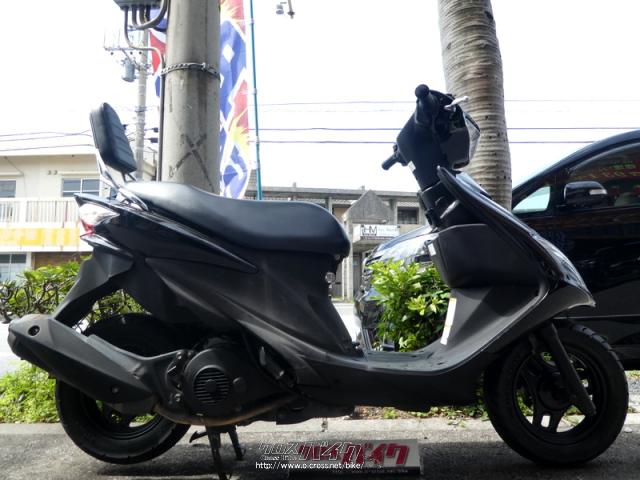 スズキ アドレスV125 S 人気のブラック!バックレスト付きで