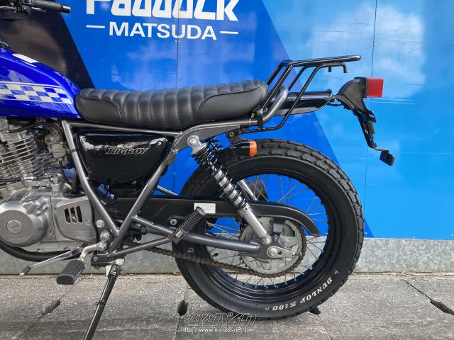 グラストラッカービックボーイスズキ 青 タンク チェッカーフラッグ グラストラッカービックボーイスズキ 青 タンク チェッカーフラッグ