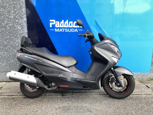 スズキ バーグマン200・2019(R1)初度登録(届出)年・マットグレー