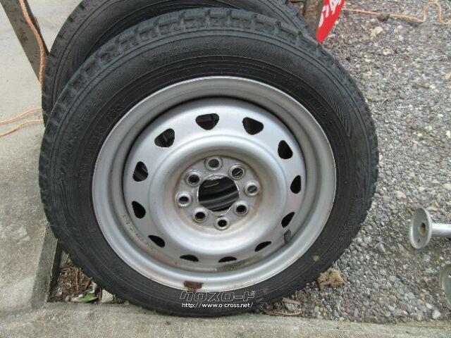ホイール・タイヤ・155/65R14 中古スタッドレスタイヤ付きホイール4本 