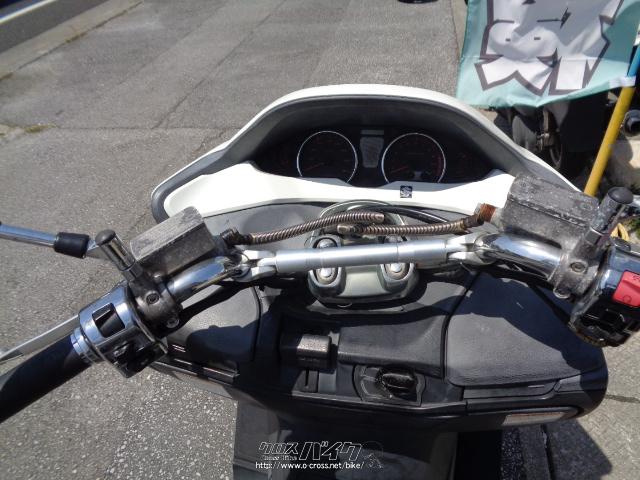 スズキ スカイウェイブ250 タイプS CJ46A・ホワイト・250cc・グリーン