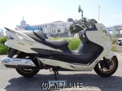 スズキ スカイウェイブ250 タイプS CJ46A・ホワイト・250cc・グリーン