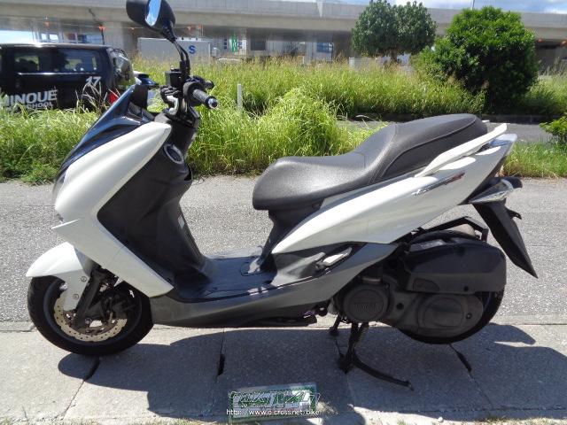 ヤマハ マジェスティS 後期型・ホワイト・155cc・グリーンロード 