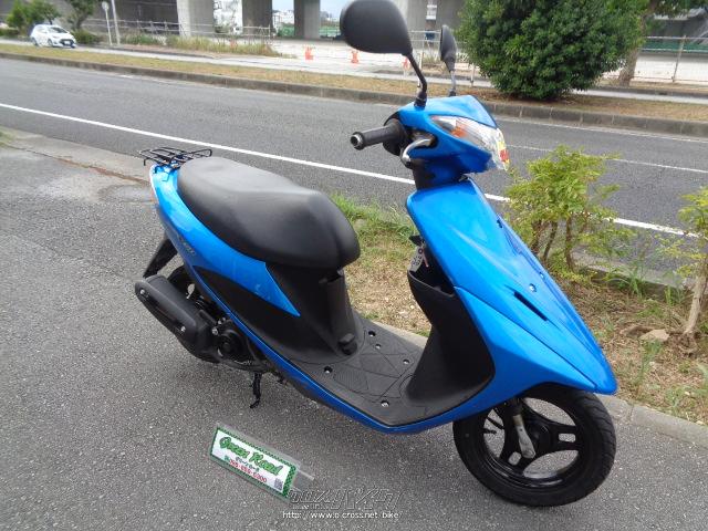 スズキ　アドレスv50　水色 スズキ アドレスV50 CA4BA・青・50cc・グリーンロード・10,125km・保証