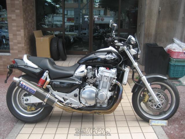 X4 ホンダ 1300cc ETC搭載 車検R3年8月まで タイヤフロント新品 ホンダ X4 1300・2000(H12)初度登録(届出)年・マッドブラック・1300cc