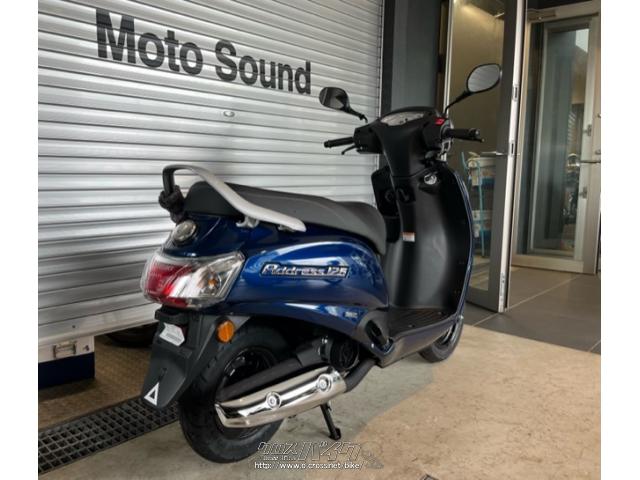 スズキ アドレス125・2022(R4)初度登録(届出)年・ブルー・125cc・モト