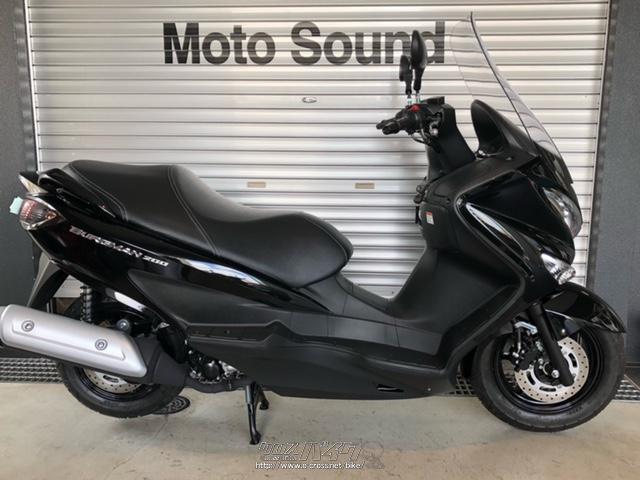 スズキ バーグマン200・ブラック・200cc・モトサウンド・保証付・24