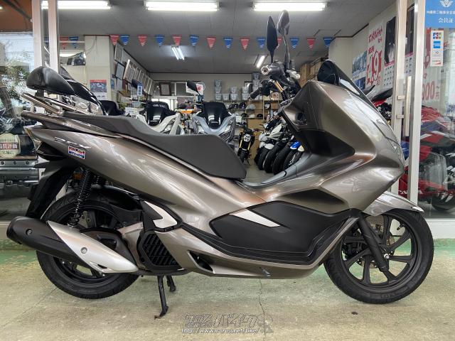 pcx125 jf81 リアボックス付き グレー バイク ホンダ PCX125 JF81型 