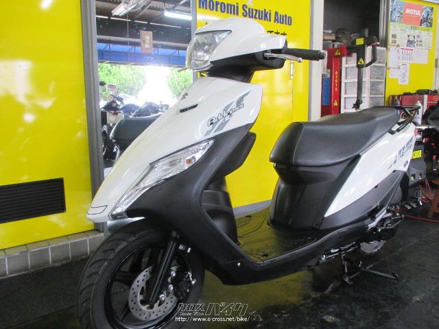 スズキ アドレス125 DT11Aモデル・2021(R3)初度登録(届出)年・ホワイト