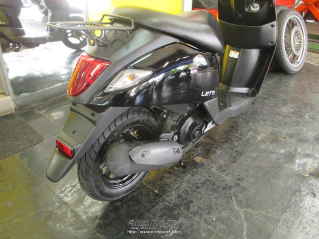 東京豊島区大塚のバイクや　スズキレッツCA4AA 黒色現役バイク自賠責付き試乗も可能,乗って帰れます！ スズキ レッツ ／CA4AA型／ノーマル車両／インジェクションモデル
