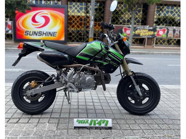 カワサキ KSR110・ブラックXグリーン・110cc・良栄モータース・2,733km 