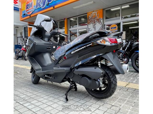 値下げスズキ　バーグマン200走行少な目 スズキ バーグマン200 ABS・2021(R3)初度登録(届出)年・ブラック