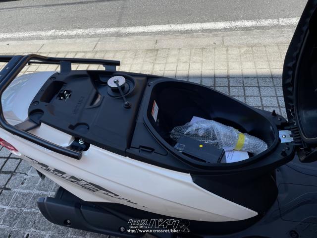 給油口はシート下 スズキ アドレス125