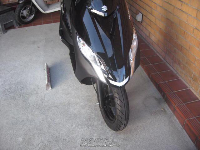 スズキ アドレス125・2019(R1)初度登録(届出)年・ブラック・125cc・SBS