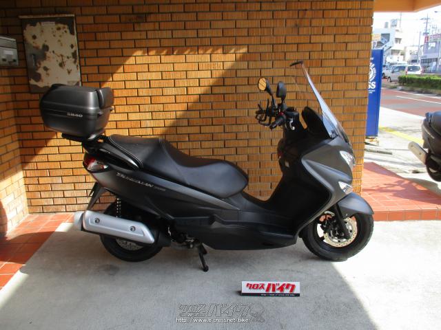 ワンオーナー車です!!傷・錆も殆どない貴重な極上車。人気カラーのマットブラック。 スズキ バーグマン200