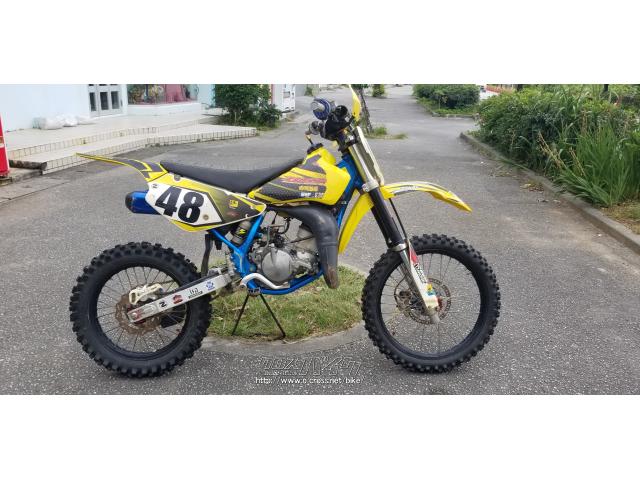 スズキ RM85・イエロー・85cc・照屋オートショップ・疑義車(競技専用