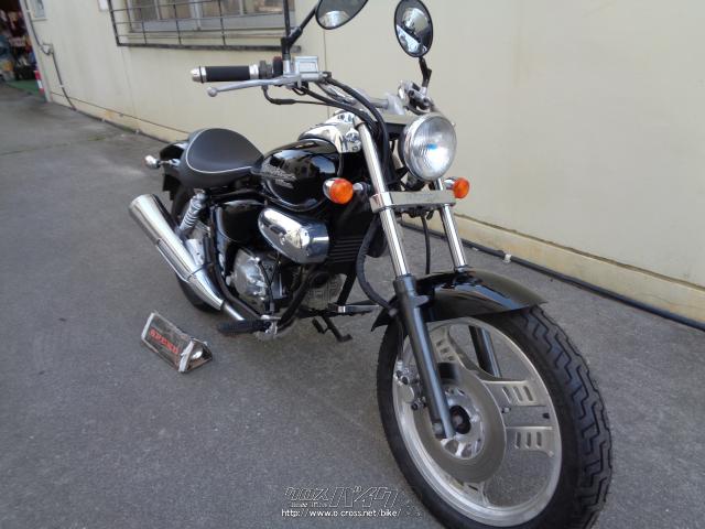 へる HONDA マグナ50 ホンダ マグナ50 4速セル付き・2007(H19)初度登録(届出)年・ブラック