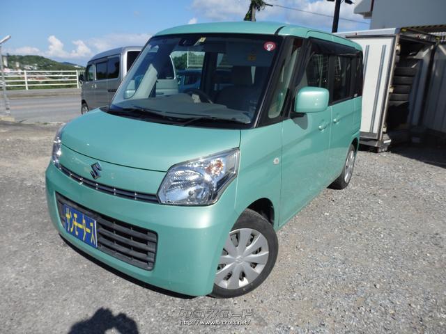 スズキ スペーシア X・2014(H26)年式・Lグリーン・660cc・サン