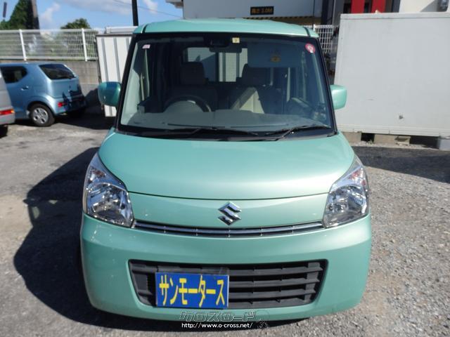 スズキ スペーシア X・2014(H26)年式・Lグリーン・660cc・サン