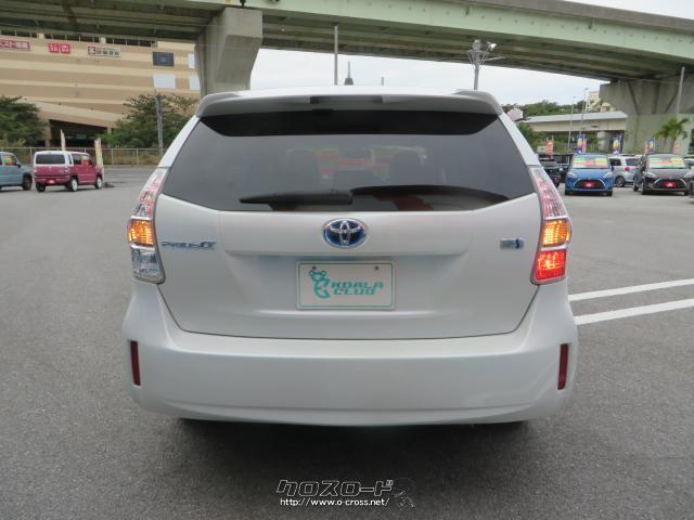 ☆人気のパールホワイト☆7インチワイドナビ・フルセグTV・CD録音再生・DVD再生・ブルートゥース通話音楽再生☆フォグランプ・オートライト機能☆社外16インチAWに新品タイヤ4本交換☆Pスタート☆ トヨタ プリウスα