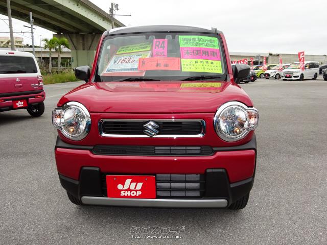 車検R7年1月迄☆サビ止め施工付き☆ボディーガラスコーティング施工付き☆レーダーブレーキサポート搭載☆安心・新車保証継承付き☆ハイブリッドでJC08モード30.4km/Lの低燃費☆オプションサービス有 スズキ ハスラー