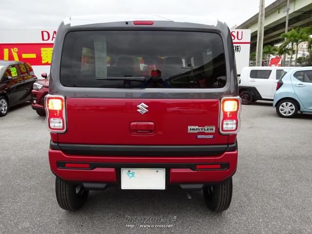 車検R7年1月迄☆サビ止め施工付き☆ボディーガラスコーティング施工付き☆レーダーブレーキサポート搭載☆安心・新車保証継承付き☆ハイブリッドでJC08モード30.4km/Lの低燃費☆オプションサービス有 スズキ ハスラー