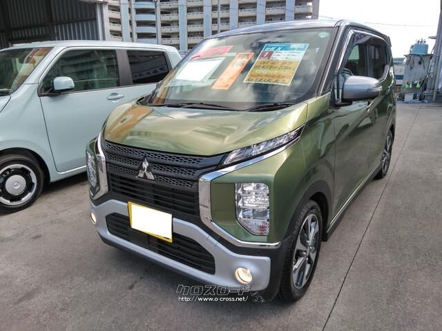 三菱 eKクロス 660 T・2019(R1)年式・オリーブグリーンM/チタニウム