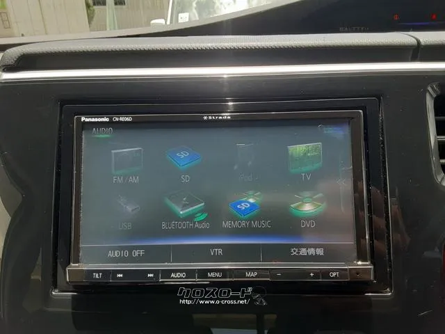 CD,DVD,SD、Bluetoothオーディオ、テレビ使えます ホンダ ステップワゴン