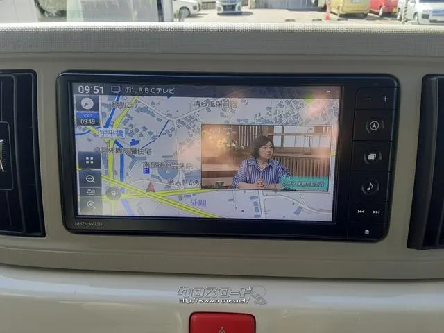 テレビ、カーナビ付き ダイハツ ミラトコット