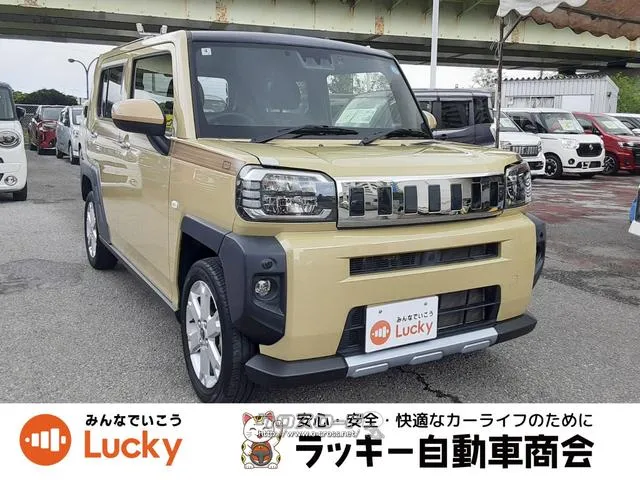 中古車購入で下取り10万円!新車購入で下取り5万円! 弊社公式LINEアカウントより来店不要でローン仮審査可能です! ダイハツ タフト