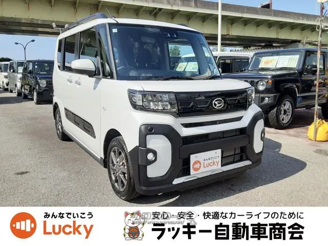 中古車購入で下取り10万円!新車購入で下取り5万円! 弊社公式LINEアカウントより来店不要でローン仮審査可能です! ダイハツ タント