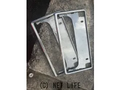 アクセサリー toyota 純正ナンバーフレーム前後