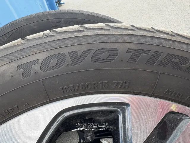 ホイール・タイヤ またまた入荷しましたホンダN-BOXカスタムターボ用アルミ1本タイヤセット