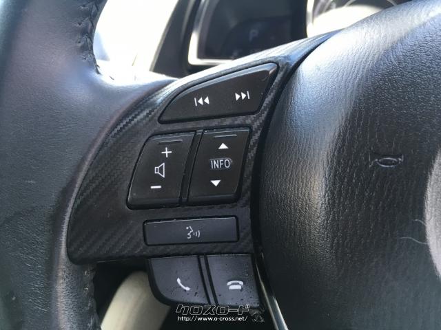 純正ステアリングスイッチ付き!ハンドルにぎりながら、TVチャンネル変更も可能です! マツダ デミオ