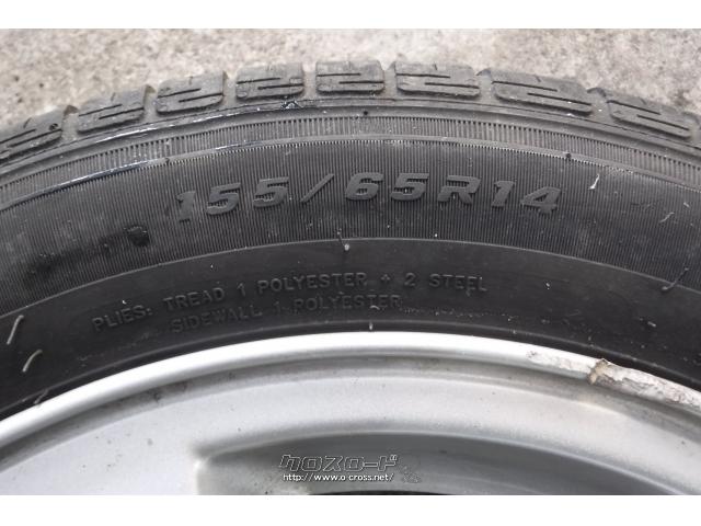 ホイール・タイヤ・スバル純正アルミタイヤ 155/65R14 4本セット