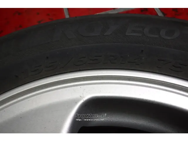 ホイール・タイヤ・14インチ ダイハツ純正アルミタイヤ4本セット155