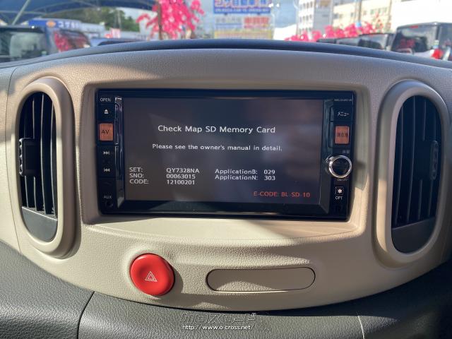 日産 キューブ 15X 純正ナビ&テレビ・Bluetooth・ETC・USB・オート開閉