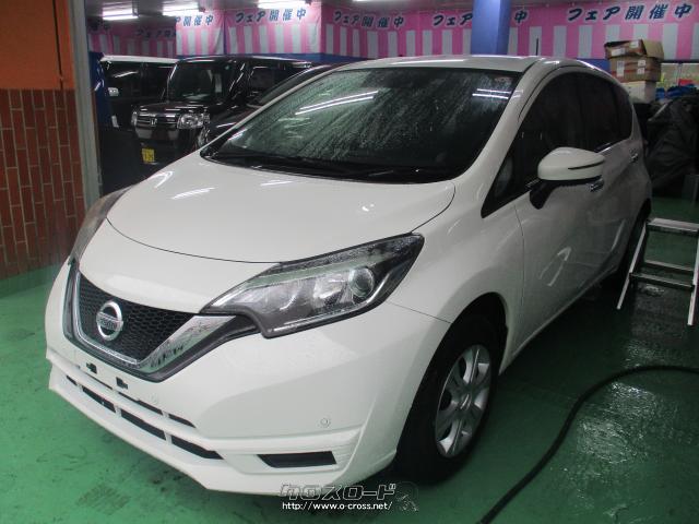 日産 ノート X・2019(R1)年式・白・1200cc・カーショップ Hiro・7.8万