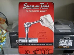 自動車系グッズ ブリキ看板　スナップオン-2