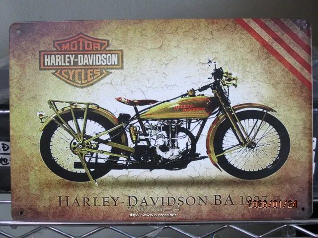 自動車系グッズ ブリキ看板 HARLEY